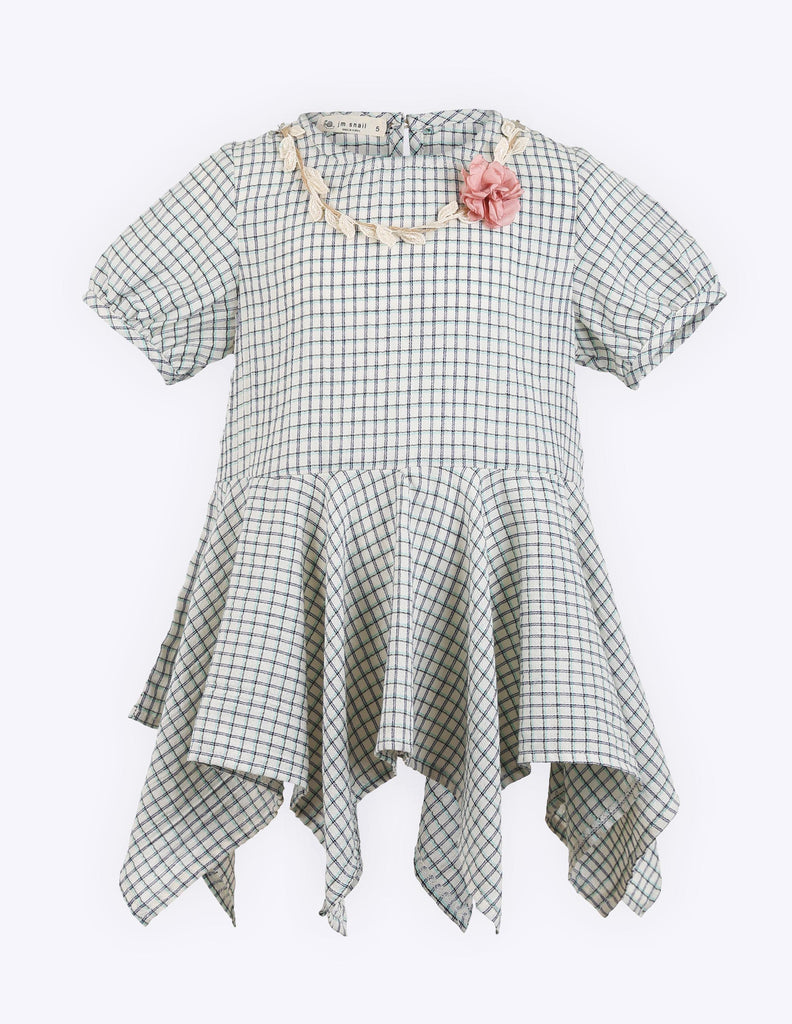 Frilled Flannel Dress