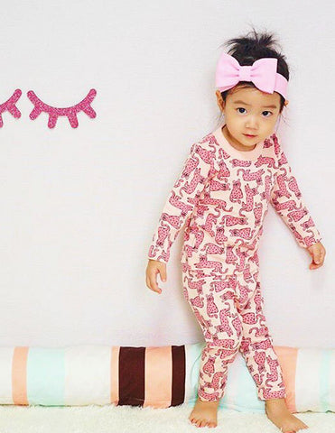 Cheetah Pyjamas Pink