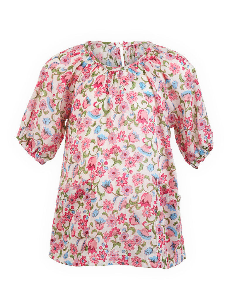 Floral Tunic Dress Pink