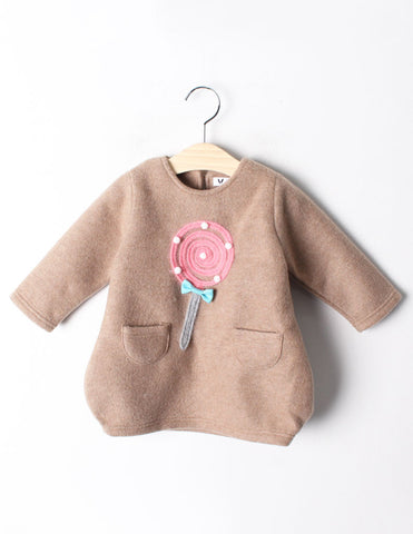 Pom-Pom Lollipop Tunic Tan