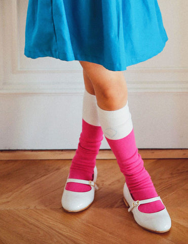 Angel Knee Socks Pink