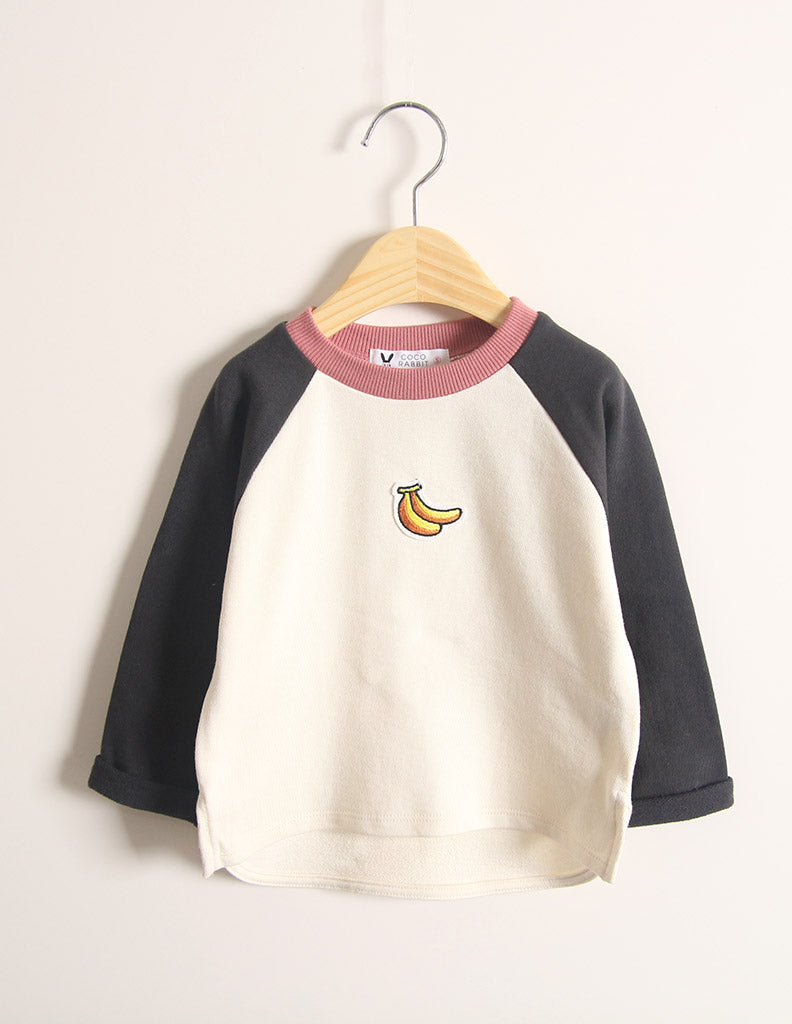 Banana Long Sleeve T-Shirt Charcoal