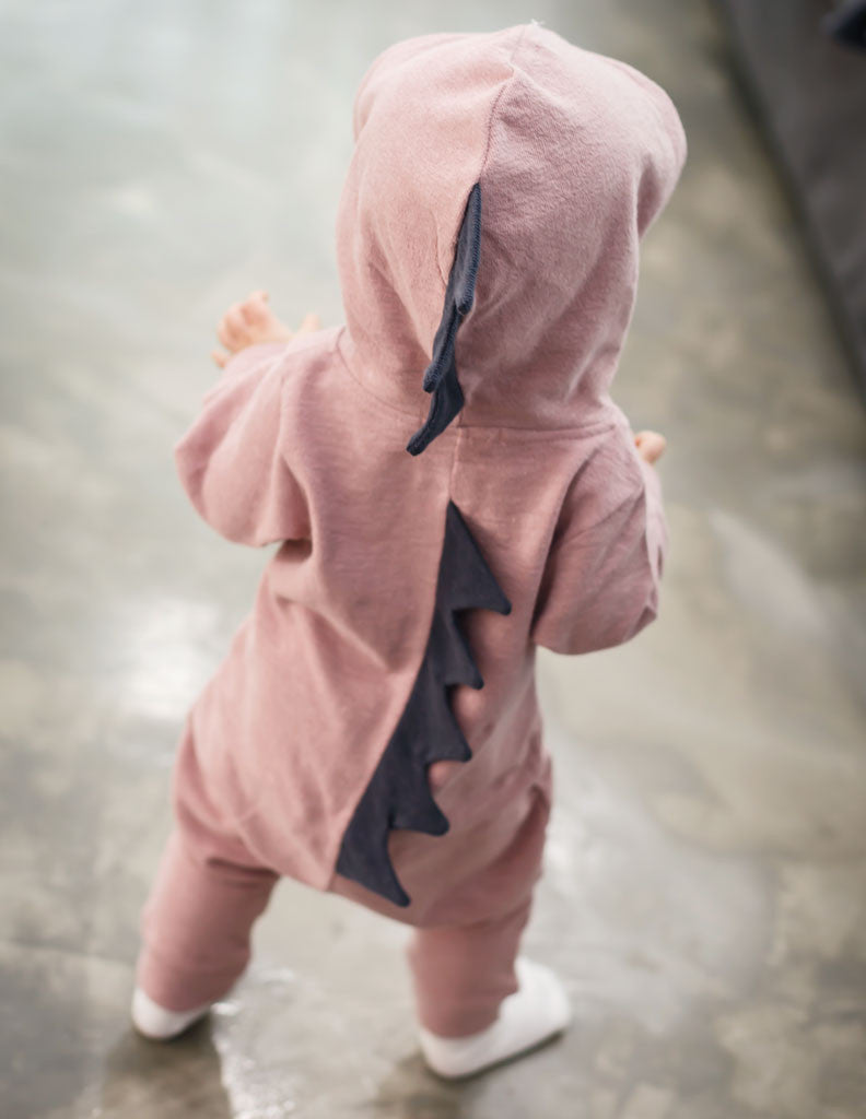 Pink Dinosaur Costume Cute Dinosaur Baby Clothes Dino Jumpsuit Pink