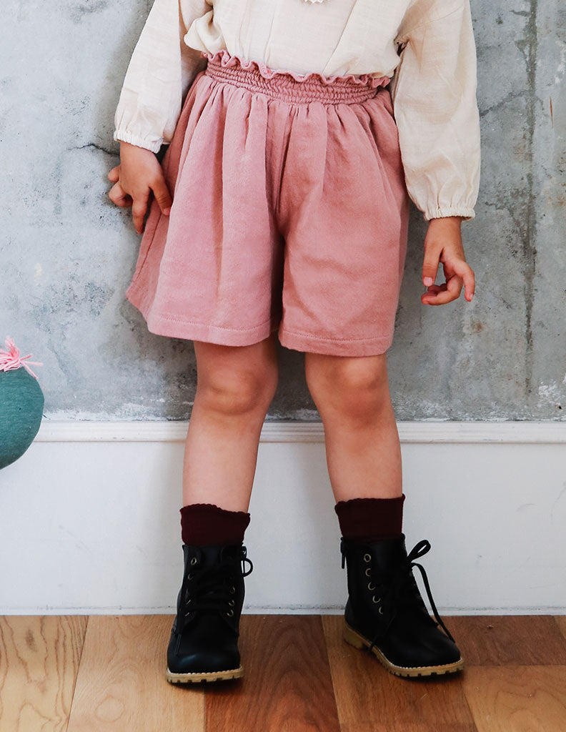 Double Skirt Pants Pink