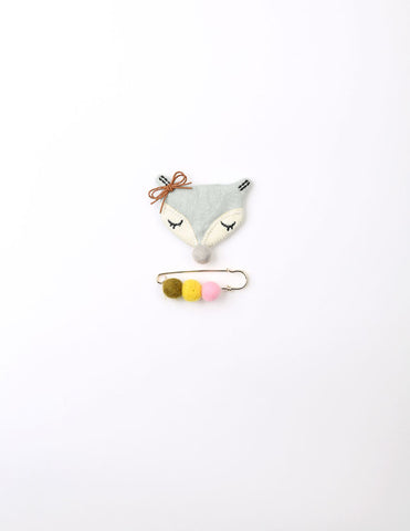 Fox Brooch and Pin