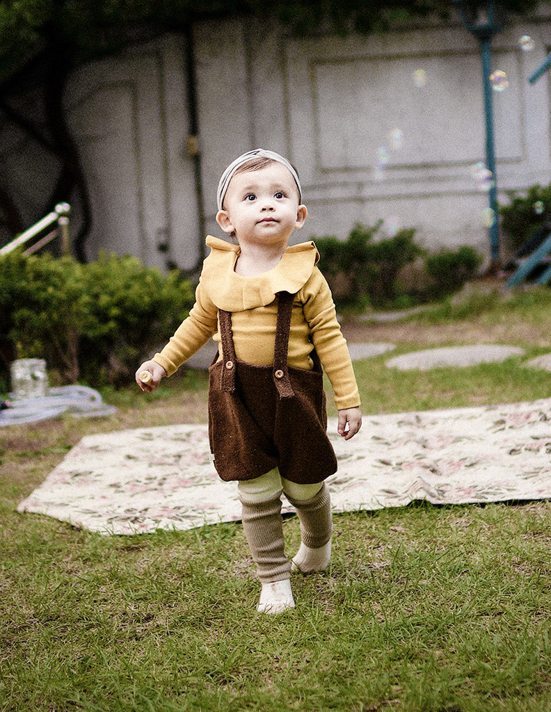Lala Suit Dungarees Brown