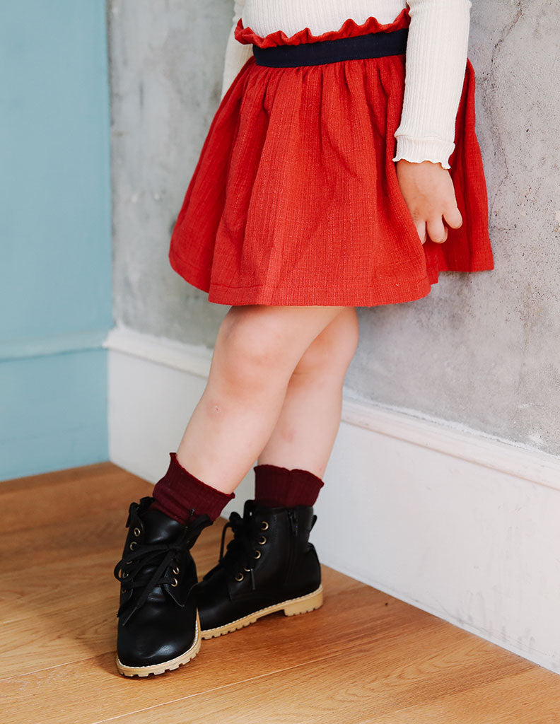 Obi Skirt Scarlet